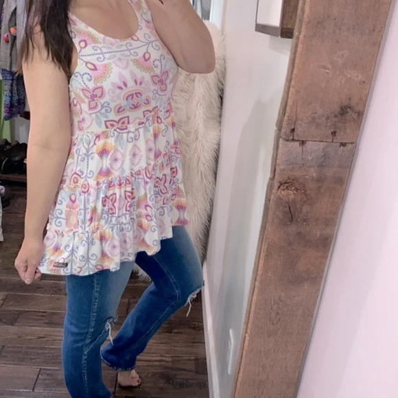 Matilda Jane floral boho top size medium - Picture 2 of 8